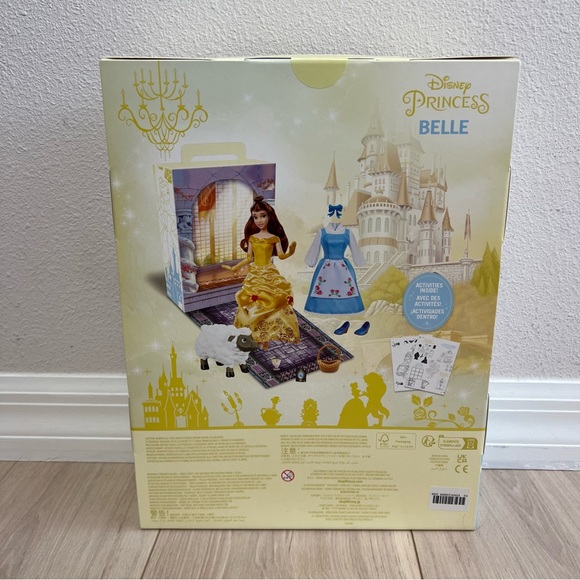 Disney Store Official Princess Story Doll Beauty and the Beast Belle Barbie Doll - Picture 4 of 6